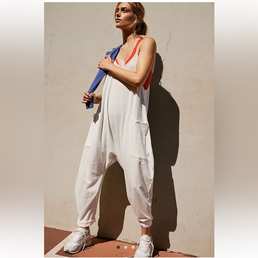 Free People Hot Shot Onesie - Painted White